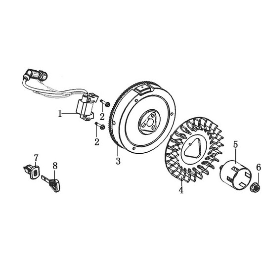 Магнето и маховик Champion ST861E